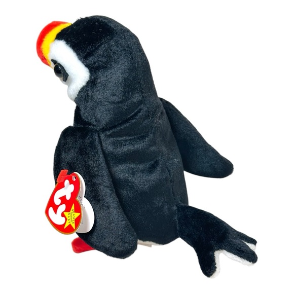 Retired Puffer the Puffin Beanie Baby, PE pellets, hand tag Gen 5 - Picture 7 of 14